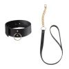 Collier BDSM Maze Wide Chocker Noir - Bijoux Indiscrets