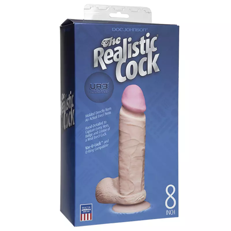 Dildo Réaliste Avec Ventouse Realistic Cock 8 - Doc Johnson 2 Dildo Réaliste Avec Ventouse Realistic Cock 8 - Doc Johnson – Image 2