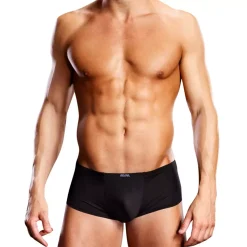 Caleçon Sexy Noir Performance Microfiber Short - Blue Line