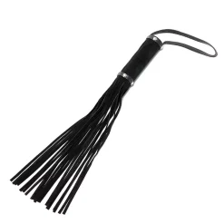 Martinet BDSM En Daim Noir - Rimba