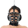 Muselière BDSM Avec Attaches De Suspension - Rimba