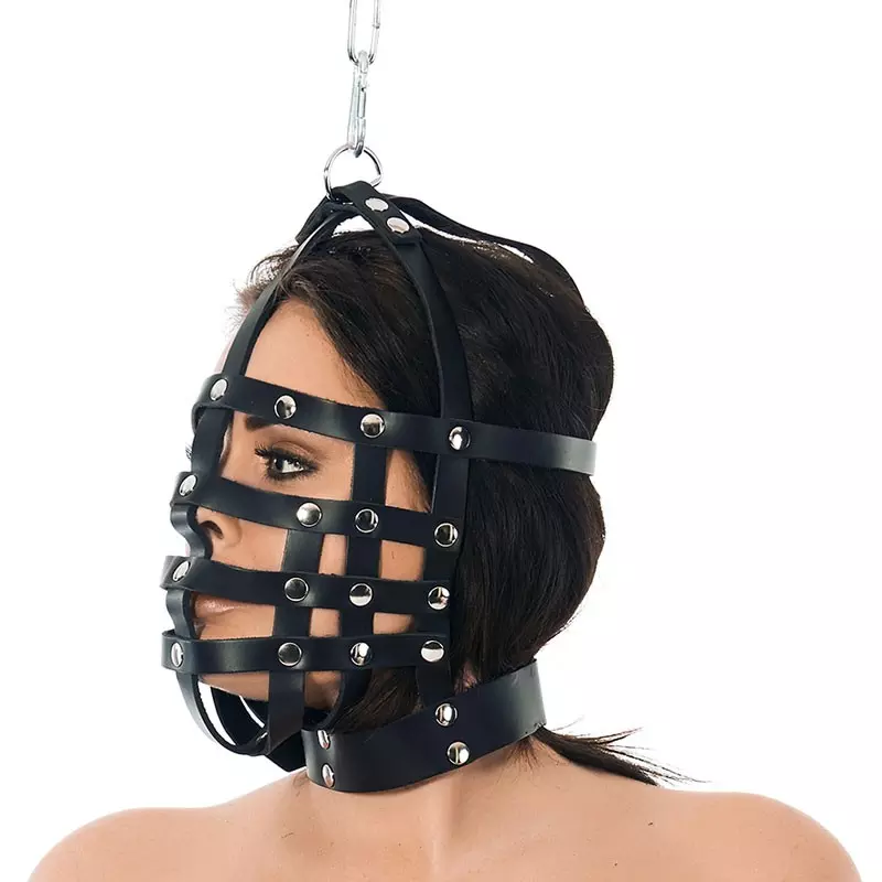 Muselière BDSM Avec Attaches De Suspension - Rimba 2 Muselière BDSM Avec Attaches De Suspension - Rimba – Image 2