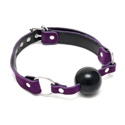 BĂąillon Boule En Silicone Ă 4.4 Cm Violet - Rimba
