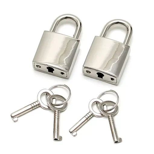 Petit Cadenas Métallique (2 Pièces) - Rimba 1 Petit Cadenas Métallique (2 Pièces) - Rimba -Sex Toys Femme boutique 12878