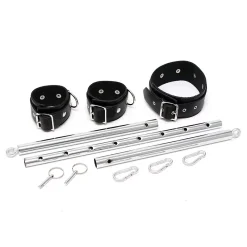 Barre D'écartement Avec Menottes Cuir (55-85 Cm) - Rimba 6 Barre D'écartement Avec Menottes Cuir (55-85 Cm) - Rimba -Sex Toys Femme boutique 12899