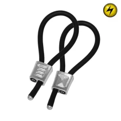Cockring Ajustable Estim "ElectraLoops Prestige Silver" - ElectraStim