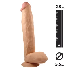 Gode Ventouse Réaliste 28cm - King-Sized 11