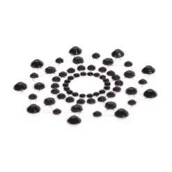 Bijoux Indiscrets Bijoux De Seins Mimi Noirs - Cache-tétons Adhésifs -Sex Toys Femme boutique 13539