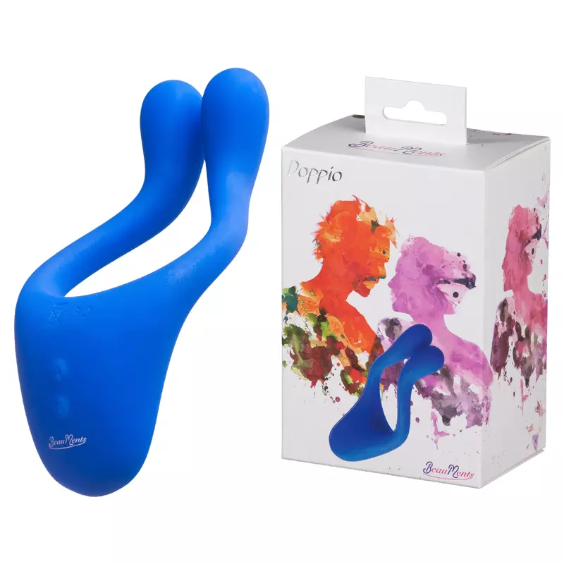 Sextoy Pour Couple Doppio Bleu - BeauMents 6 Sextoy Pour Couple Doppio Bleu - BeauMents – Image 6