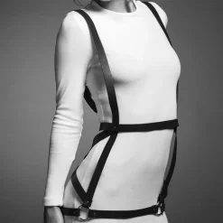 Harnais BDSM Noir "Maze Arrow Dress" - Bijoux Indiscrets