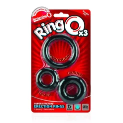 Cockring RingO 3 Pièces - The Screaming O -Sex Toys Femme boutique 15012