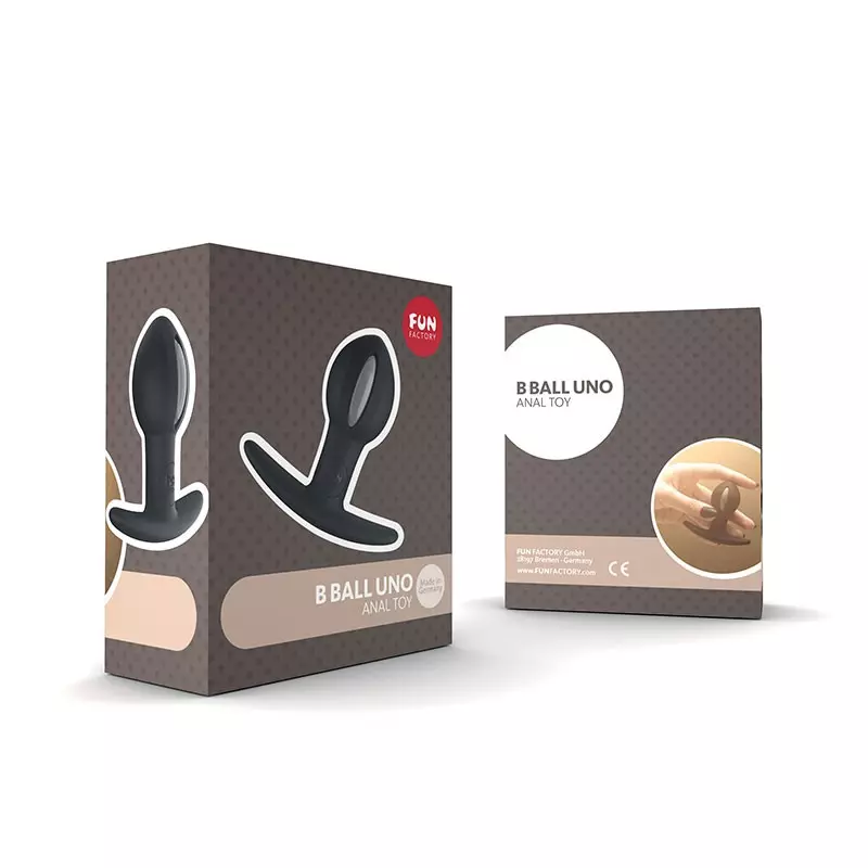 Boule Anale - Fun Factory B Ball Uno Noir/gris 3 Boule Anale - Fun Factory B Ball Uno Noir/gris – Image 3