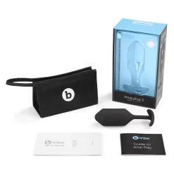 Butt Plug Lourd B-Vibe Snug 3 - (Grand) -Sex Toys Femme boutique 15662