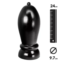 Butt Plug Géant Rolling Black - Hung System