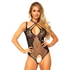 Body Sexy En Résille (noir) Net & Lace Teddy – Leg Avenue