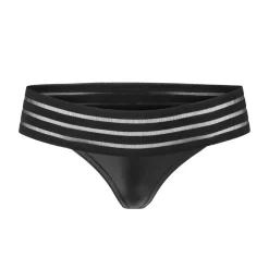 Culotte Sexy Avec Bandes F161 - Noir Handmade -Sex Toys Femme boutique 16783