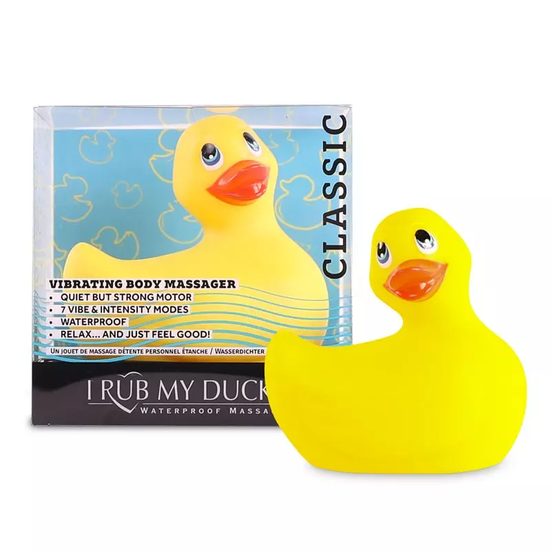 Big Teaze Toys Canard Vibrant - I Rub My Duckie 2.0 Travel Size (Jaune) 2 Big Teaze Toys Canard Vibrant - I Rub My Duckie 2.0 Travel Size (Jaune) – Image 2
