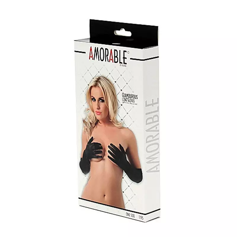 Gants Longs Sexy Noir – Rimba 2 Gants Longs Sexy Noir – Rimba – Image 2