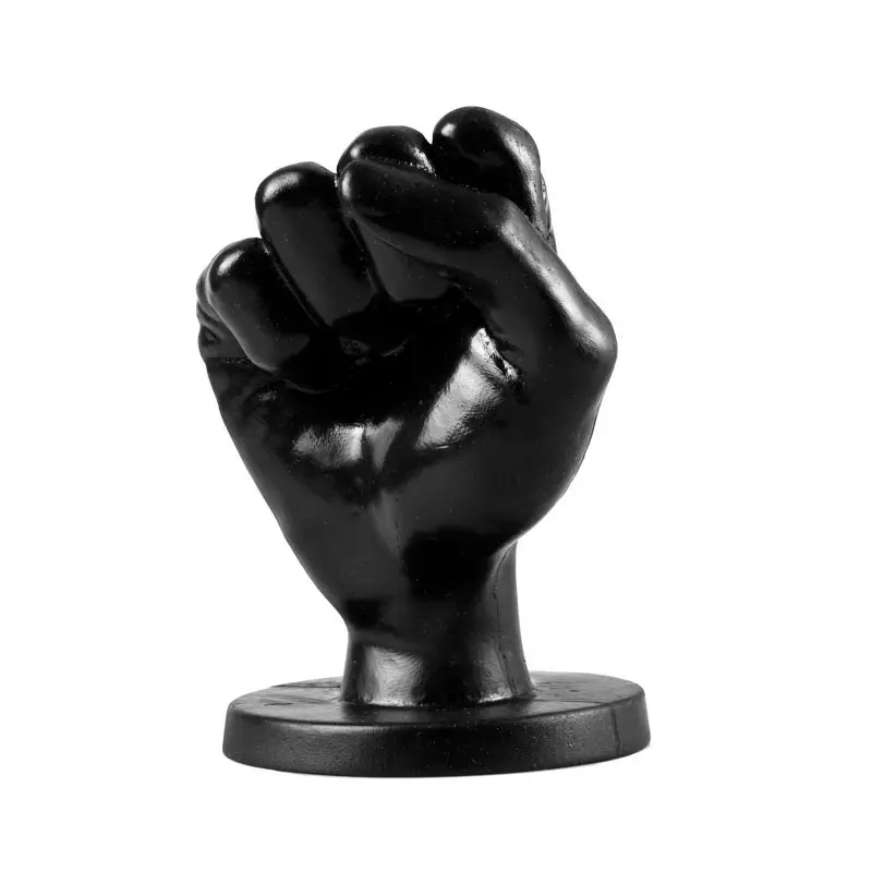 Godemichet Géant Poing Fist 14cm - All Black 1 Godemichet Géant Poing Fist 14cm - All Black