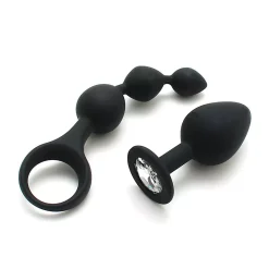 Plug Anal Set Barcelona Noir - Rimba -Sex Toys Femme boutique 18451