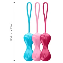 Set De Boules De Geisha Avec Billes Internes - Satisfyer Balls -Sex Toys Femme boutique 18510
