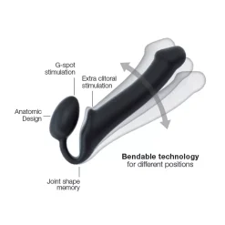 Double Dildo Strap-On-Me LARGE (Flesh) - Rimba -Sex Toys Femme boutique 18674