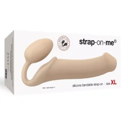 Double Dildo Strap-On-Me X-LARGE (Flesh) - Rimba -Sex Toys Femme boutique 18681