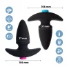 2x Plug Anal Vibrant Pour Couple "FunkyButts" - FeelzToys