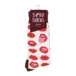 Sexy Socks 'Lip Love' - Chausettes Sexy -Sex Toys Femme boutique 19331