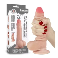 Dildo Réaliste Small 17.5cm - Lovetoy -Sex Toys Femme boutique 19437