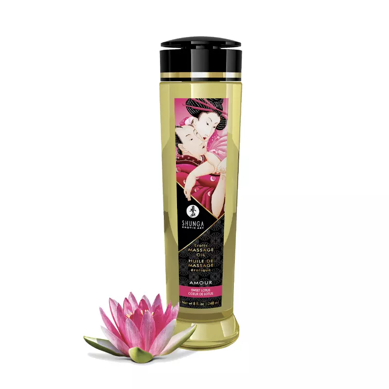 Huile De Massage érotique - Shunga Lotus Doux 1 Huile De Massage érotique - Shunga Lotus Doux