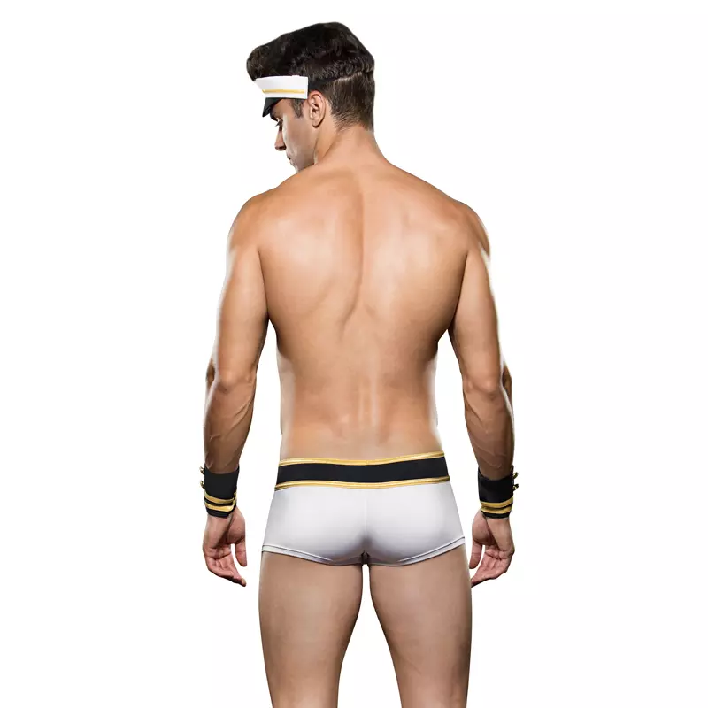 Rimba Costume Sexy Homme Sailor White Bottom - Envy 2 Rimba Costume Sexy Homme Sailor White Bottom - Envy – Image 2