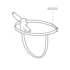 Double Gode Ceinture Silicone Strap-On Adjustable - Ouch -Sex Toys Femme boutique 20091