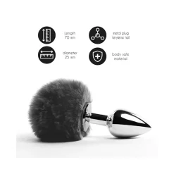 Mini Plug Anal Bunny Tail (noir) - Feelztoys -Sex Toys Femme boutique 20112