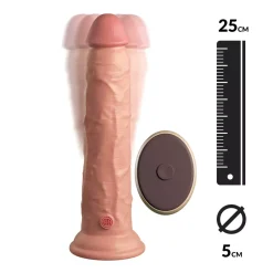 Vibromasseur Réaliste - King Cock Elite Dual Density 9" (Flesh)