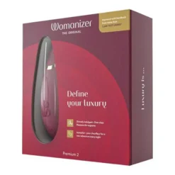 Womanizer Premium 2 (rouge) - Stimulateur Clitoris & Point G -Sex Toys Femme boutique 20305
