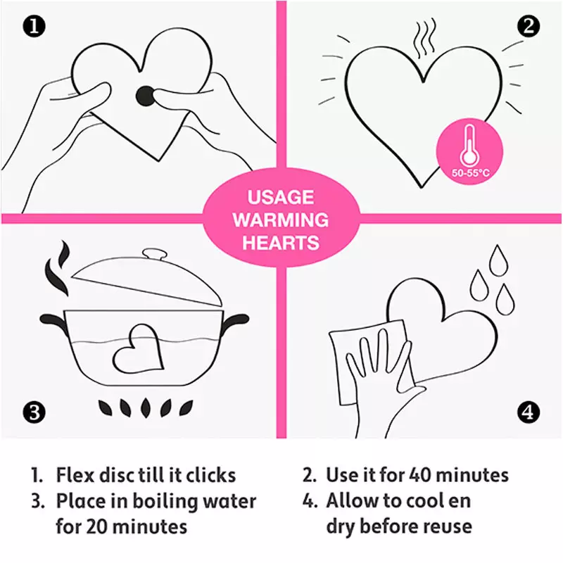 Lovers Premium Hot Heart Massager - Coeur De Massage Chauffant 3 Pièces 3 Lovers Premium Hot Heart Massager - Coeur De Massage Chauffant 3 Pièces – Image 3