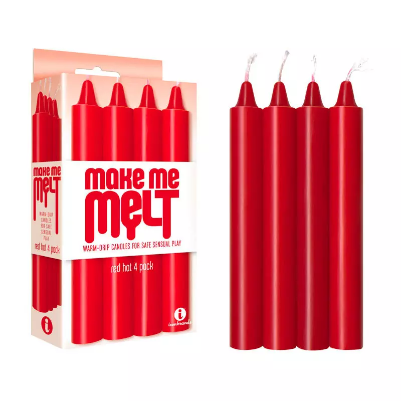 Bougie BDSM Rouge - Fond à Basse Température 1 Bougie BDSM Rouge - Fond à Basse Température