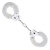 Shots Toys Menottes SM Fourrure (blanc) - ToyJoy