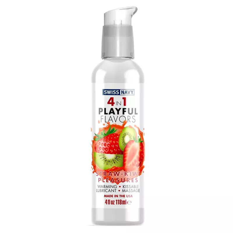 Lubrifiant à Base D'eau Fraise Et Kiwi - Swiss Navy 118ml 1 Lubrifiant à Base D'eau Fraise Et Kiwi - Swiss Navy 118ml