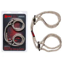 Doc Johnson Menottes De Bondage Japonaises Pour Chevilles Ou Poignets Beige - Kink -Sex Toys Femme boutique 20782