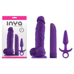 Coffret 3 Vibromasseurs Inya Play Things (Violet) - NS Novelties