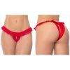 MAPALÉ Culotte Sexy Ouverte Peek-a-boo 119 (rouge) - Mapalé