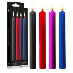 Bougie BDSM Mixed Colors Ouch - Fond à Basse Température