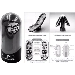 Masturbateur Tenga Flip Zero Noir (Strong Edition) -Sex Toys Femme boutique 21312