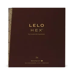 Préservatif LELO HEX Respect XL 36pces.
