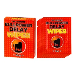Gel Retardant Sexuels - Bull Power Delay Wipes - 6x
