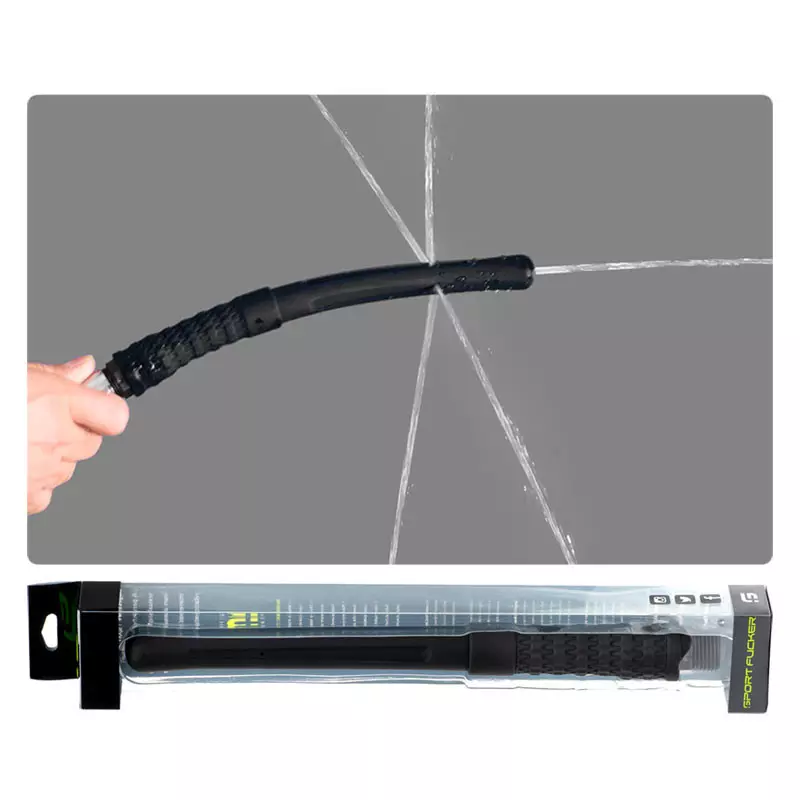 Sport Fucker PowerShot - Canule De Douche En Silicone (noir) 2 Sport Fucker PowerShot - Canule De Douche En Silicone (noir) – Image 2