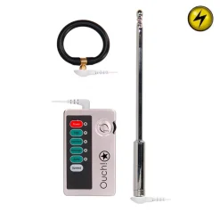 Sonde Urètrale électrostimulante Et Vibrante Avec Cockring - Ouch!