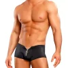 Caleçon Sexy Noir Zipper Short - Male Power
